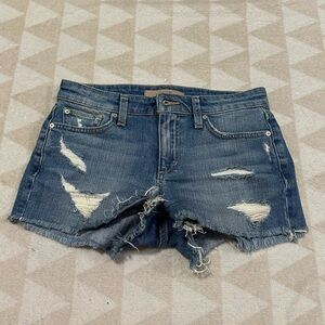 Joes jeans Ozzie denim jean shorts distressed 24 low rise